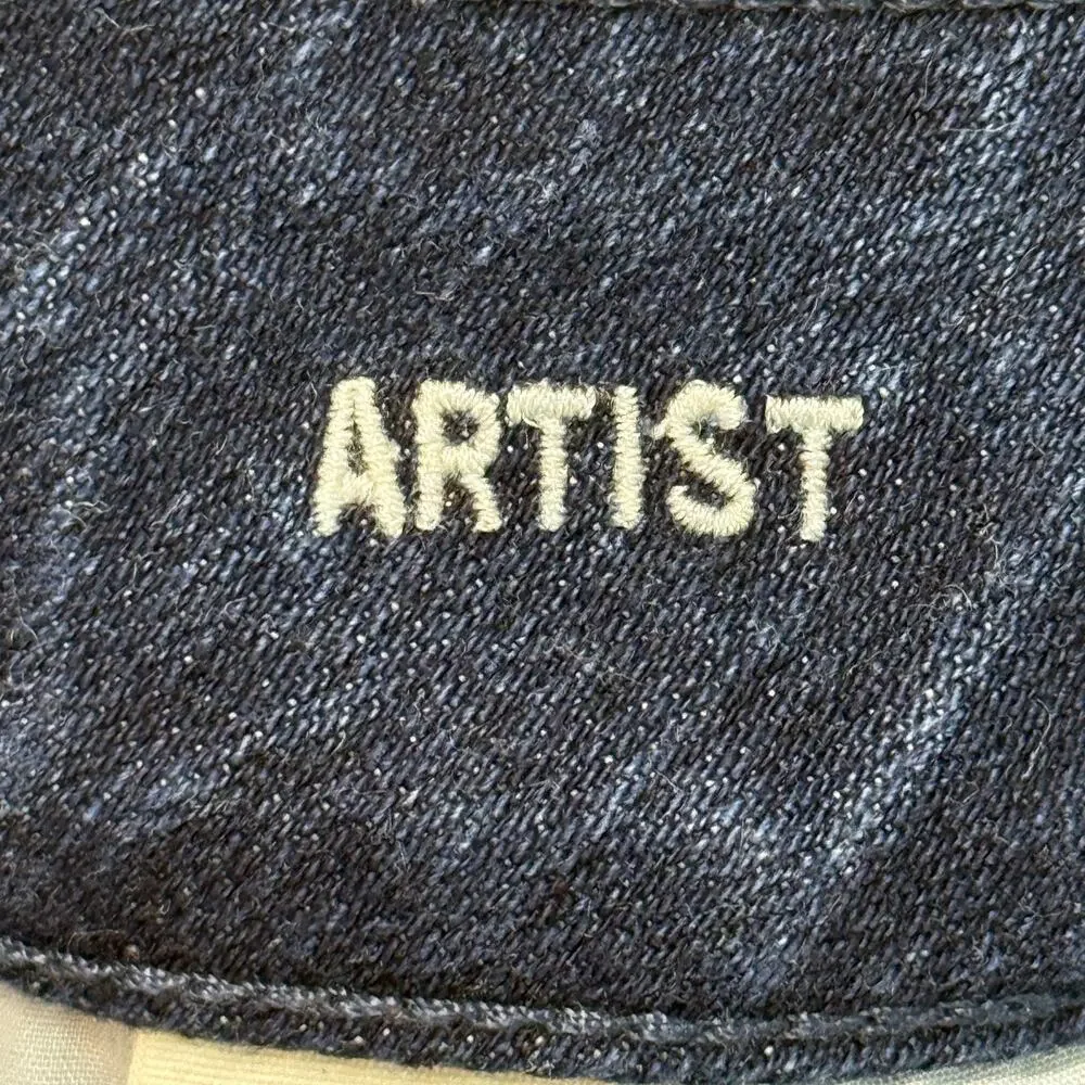 American Eagle Jeans Womens 10‎ Blue Studded Artist Bootcut Stretch Actual 33X26